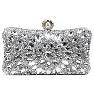 Crystal Rhinestone Clutch - Sparkly Evening Bag for Women